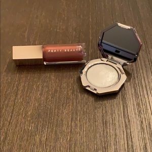 Fenty Beauty Lip Gloss and Mini Diamond Bomb
